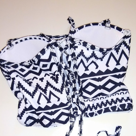 Last One Boutique Tribal High Waist Bikini & Cover - Picture 8 of 8